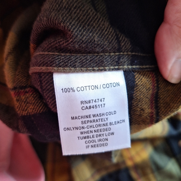 RED HEAD MENS FLANNEL - Picture 4 of 16